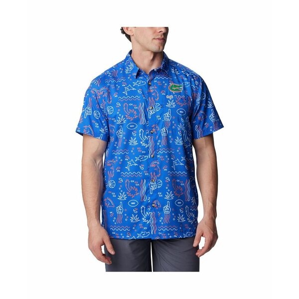 ■トップスサイズ 単位(cm) USサイズ｜胸囲(cm) XS(32-34in)｜84 S(34-36in)｜88 M(36-38in)｜94 L(38-40in)｜100 XL(42-44in)｜106 ■ブランド Columbia (コロンビア)■商品名 Men's Royal Florida Gators Super Slack Tide Omni-Wick Button-Up Shirt■こちらの商品は米国・ヨーロッパからお取り寄せ商品となりますので、 お届けまで10日〜2週間前後お時間頂いております。 ■各ブランド・商品・デザインによって大きな差異がある場合がございます。 ■あくまで平均的なサイズ表ですので、「参考」としてご利用ください。 ■店内全品【送料無料】です！（※沖縄・離島は別途送料3,300円がかかります）