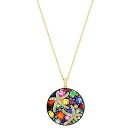 エフィー コレクション レディース ネックレス・チョーカー・ペンダントトップ アクセサリー Watercolors by EFFY Multicolor Sap...