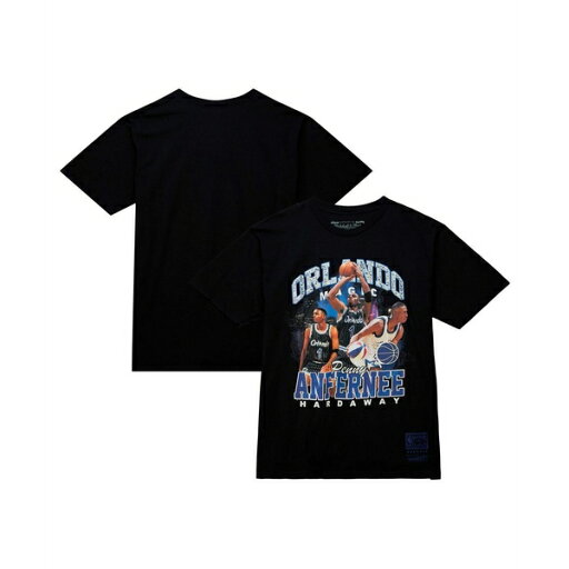 ミッチェル&ネス メンズ シャツ トップス Men's Penny Hardaway Black Orlando Magic Hardwood Classics Bling Concert Player T-shirt Black ミッチェル&ネス メンズ シャツ トップス Men's Penny Hardaway Black Orlando Magic Hardwood Classics Bling Concert Player T-shirt Black