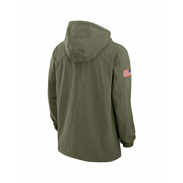 ナイキ メンズ ジャケット＆ブルゾン アウター Men's Olive USC Trojans 2024 Military Appreciation Full-Snap Hoodie Military Jacket Olive