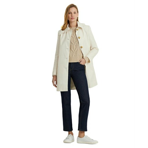 ラルフローレン レディース ジャケット&ブルゾン アウター Women's Hooded Raincoat Cream ラルフローレン レディース ジャケット&ブルゾン アウター Women's Hooded Raincoat Cream