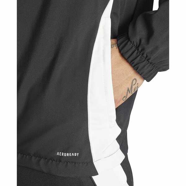 アディダス メンズ ジャケット＆ブルゾン アウター Men's Tiro 24 Windbreaker Black/wht