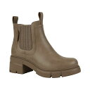 ジーシーシューズ レディース ブーツ シューズ Women's William Pull Tab Lug Sole Chelsea Booties Taupe