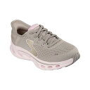 スケッチャーズ レディース スニーカー シューズ Women's GO WALK Glide-Step 2.0 Dani Athletic Walking Sneakers Taupe, Pink