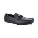 アルファニ メンズ スリッポン・ローファー シューズ Men's Jasonn Leather Slip-On Bit Driving Loafers, Exc...