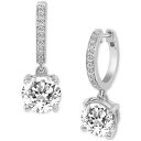バッジェリーミシュカ レディース ピアス&イヤリング アクセサリー Lab Grown Diamond Dangle Hoop Earrings (5-1/5 ...
