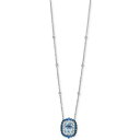 ルヴァン レディース ネックレス・チョーカー・ペンダントトップ アクセサリー Aquamarine (2-1/2 ct. t.w.), Sapphire (5/...