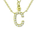 ジャニ ベルニーニ レディース ネックレス・チョーカー・ペンダントトップ アクセサリー Cubic Zirconia Initial Pendant Necklace, 16