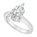 バッジェリーミシュカ レディース リング アクセサリー Certified Lab Grown Diamond Pear Solitaire Engagemen...