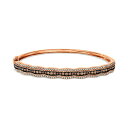 ルヴァン レディース ブレスレット・バングル・アンクレット アクセサリー Chocolate Diamond & Nude Diamond Scalloped ...