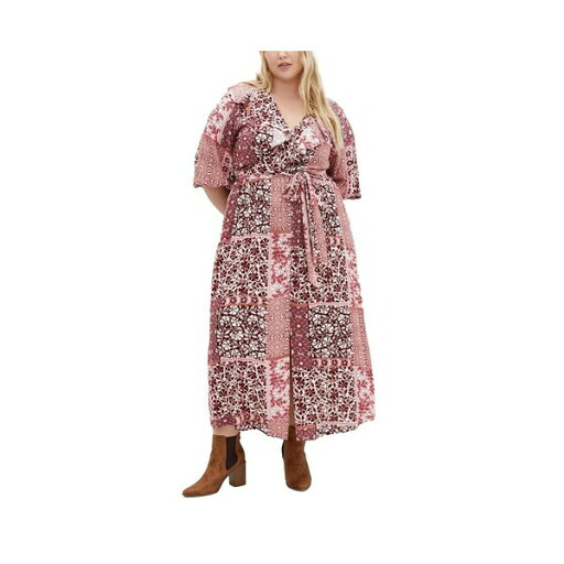 シティーシック レディース ワンピース トップス Plus Size Dahlia Maxi Dress Amethyst patch シティーシック レディース ワンピース トップス Plus Size Dahlia Maxi Dress Amethyst patch