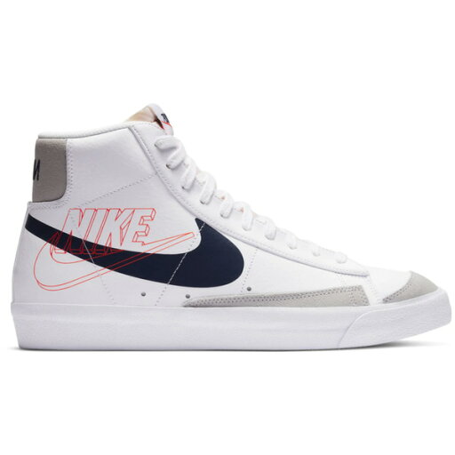 Nike ナイキ メンズ スニーカー 【Nike Blazer Mid 77 Vintage Reverse Logo】 サイズ US_12(30.0cm) White/Navy Nike ナイキ メンズ スニーカー 【Nike Blazer Mid 77 Vintage Reverse Logo】 サイズ US_12(30.0cm) White/Navy