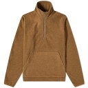 ノースプロジェクト メンズ パーカー・スウェットシャツ アウター Norse Projects Frederik Fleece Half Zip Brown