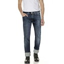 【送料無料】 リプレイ メンズ デニムパンツ ボトムス Grover Straigt Jeans 007Dark Blue