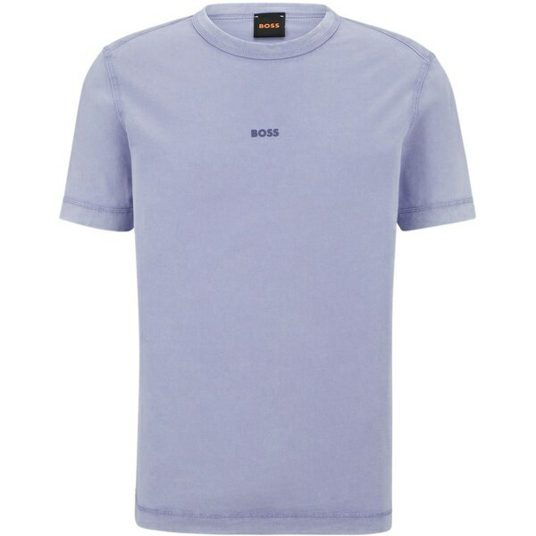 【送料無料】 ボス メンズ Tシャツ トップス Tokks T-Shirt Purple 538