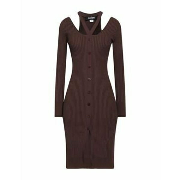 【送料無料】 アンドレダモ レディース ワンピース トップス Mini dresses Brown