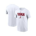 ナイキ メンズ シャツ トップス Men's White Alabama Crimson Tide Local Ultimate Chant T-Shirt White(4)