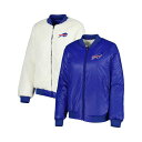 カールバンクス レディース ジャケット&ブルゾン アウター Women's Oatmeal, Royal Buffalo Bills Switchback Reversible Full-Zip Jacket Oatmeal, Royal