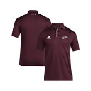 アディダス メンズ シャツ トップス Men's Maroon Mississippi State Bulldogs 2024 Coaches AEROREADY Polo Maroon(4)