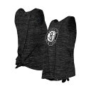 ニューエラ レディース カットソー トップス Women's Black Brooklyn Nets Space Dye Active Tank Top Bla...