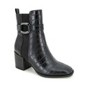 ケネスコール レディース ブーツ シューズ Women's Emerson Block Heel Boots Black Croco