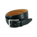 トラファルガー メンズ ベルト アクセサリー Men's Orion Smooth Leather 35mm Dress Belt Black