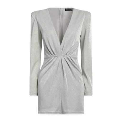 【送料無料】 アクチュアリー レディース ワンピース トップス Mini dresses Silver 【送料無料】 アクチュアリー レディース ワンピース トップス Mini dresses Silver