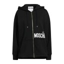 【送料無料】 モスキーノ レディース パーカー・スウェットシャツ アウター Sweatshirts Black