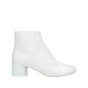 【送料無料】 マルタンマルジェラ レディース ブーツ シューズ Ankle boots White