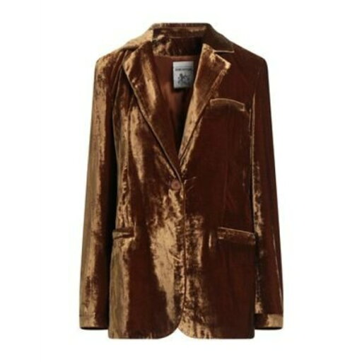 【送料無料】 セミクチュール レディース ジャケット&ブルゾン アウター Blazers Brown 【送料無料】 セミクチュール レディース ジャケット&ブルゾン アウター Blazers Brown
