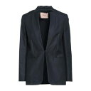 【送料無料】 ツインセット レディース ジャケット&ブルゾン アウター Blazers Blue