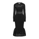 【送料無料】 マックイーン レディース ワンピース トップス Midi dresses Black