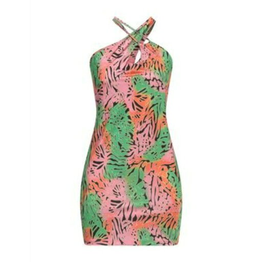 【送料無料】 フラコミーナ レディース ワンピース トップス Mini dresses Green 【送料無料】 フラコミーナ レディース ワンピース トップス Mini dresses Green