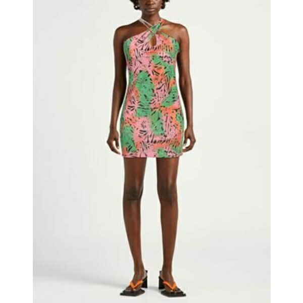 【送料無料】 フラコミーナ レディース ワンピース トップス Mini dresses Green