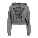 【送料無料】 モスキーノ レディース パーカー・スウェットシャツ アウター Sweatshirts Grey