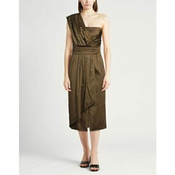 【送料無料】 エスカーダ レディース ワンピース トップス Midi dresses Green