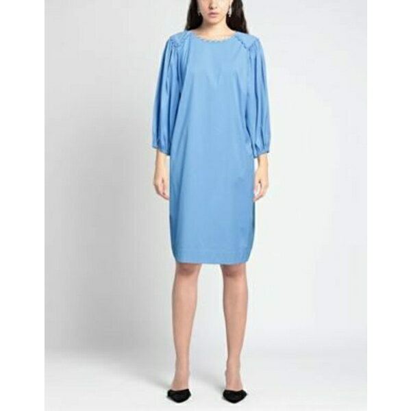 【送料無料】 メゾン コモン レディース ワンピース トップス Midi dresses Azure
