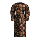 【送料無料】 ヴェルサーチ レディース ワンピース トップス Midi dresses Brown