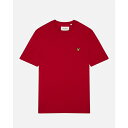 【送料無料】 ライルアンドスコット メンズ Tシャツ トップス Basic Logo T Shirt Tunnel Red W703