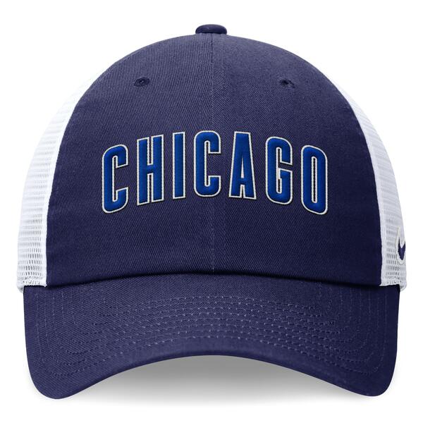 ナイキ メンズ 帽子 アクセサリー Chicago Cubs Nike Wordmark Adjustable Trucker Hat Royal