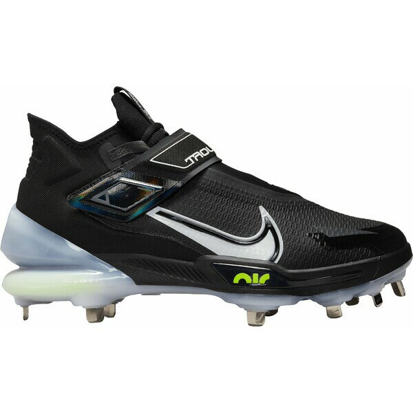 ナイキ メンズ 野球 スポーツ Nike Men's Force Zoom Trout 8 Elite Metal Baseball Cleats Black/Grey