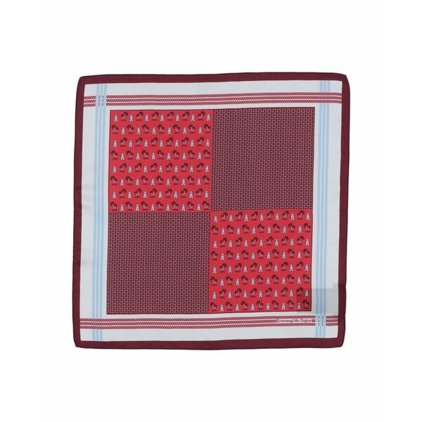 【送料無料】 ゼニア メンズ マフラー・ストール・スカーフ アクセサリー Scarves Red