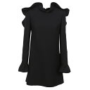 ヴァレンティノ レディース ワンピース トップス Crepe Couture Dress No Nero