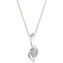 ZC[ fB[X lbNXE`[J[Ey_ggbv ANZT[ Diamond Swirl Pendant Necklace in 14k White Gold (1/10 ct. t.w.) No Color