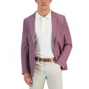 楽天astyナウティカ メンズ ジャケット＆ブルゾン アウター Men's Modern-Fit Active Stretch Woven Solid Sport Coat Solid Pink