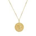 2028 レディース ネックレス・チョーカー・ペンダントトップ アクセサリー Women's Virgo Pendant Necklace Yellow