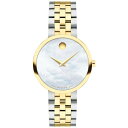 モバド モバド レディース 腕時計 アクセサリー Women's Museum Classic Swiss Quartz Two Tone Stainless Steel and Yellow Physical Vapour Deposition (PVD) Watch 30mm Two-Tone