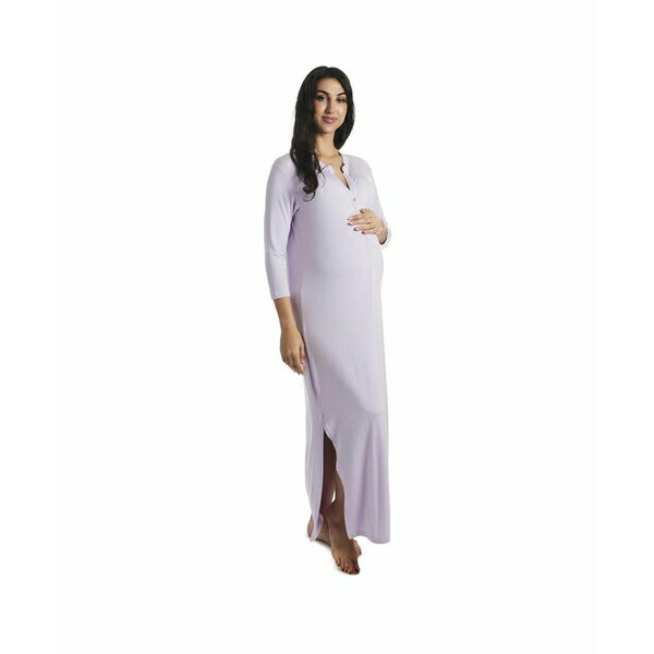 エベリーグレイ レディース ワンピース トップス Maternity Juliana /Nursing Dress Lavender