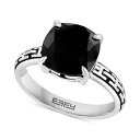 GtB[ RNV fB[X O ANZT[ EFFY&reg; Onyx Ring in Sterling Silver Sterling Silver