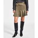 バースリー レディース スカート ボトムス Women 039 s Satin Mini Skirt, Created for Macy 039 s Olive Mist